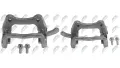 2x Halter Bremssattel Hinterachse f&uuml;r RENAULT KANGOO / GRAND II BE BOP Rapid