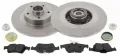 Bremsensatz Scheibenbremse Hinterachse f&uuml;r RENAULT LAGUNA III Grandtour